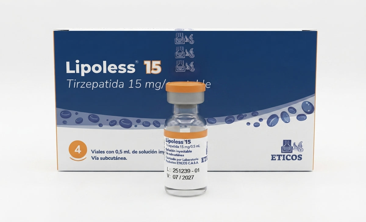 Protocolo emagrecedor Lipoless  uma Ampola com 15 Mg Marca Lipoless